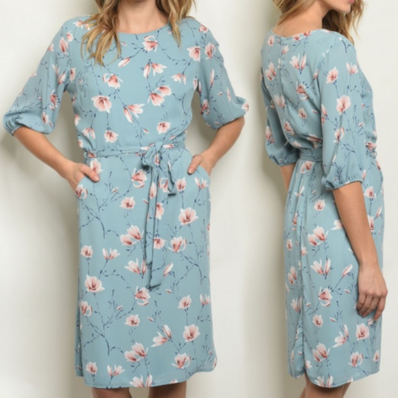 Dresses & Skirts - Loyola's Late For Lunch Again 2 POCKETS Midi Dress